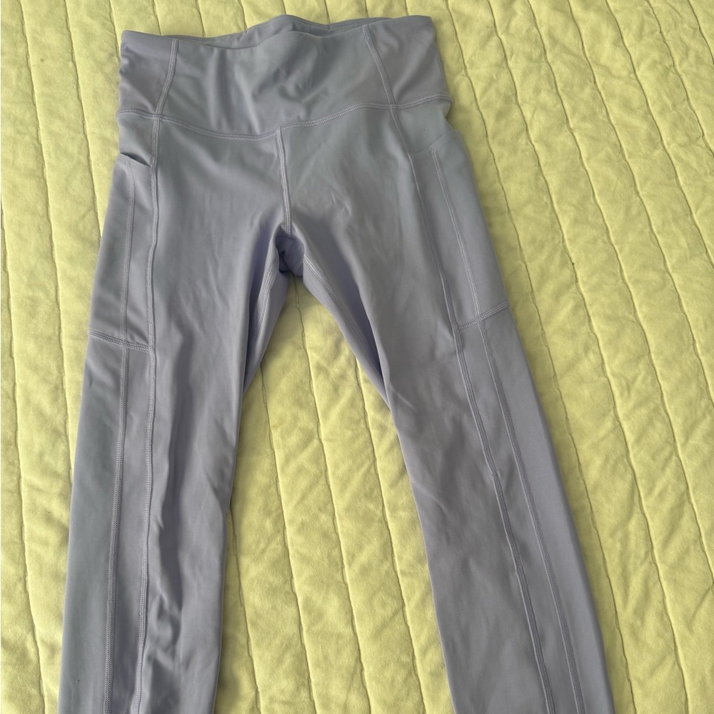 Athleta Lavender High-Waisted Leggings
